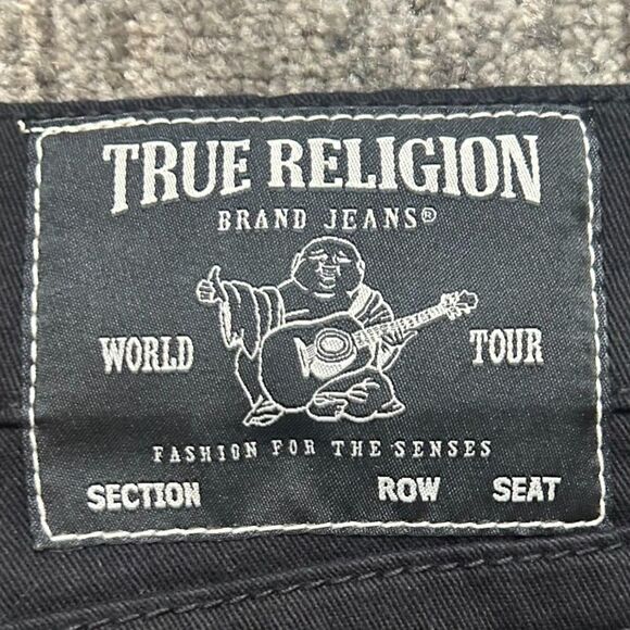 True Religion Geno Black Slim Fit Relaxed Jeans, Size 38 x 32, NWT - Picture 6 of 10